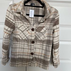 Plaid Tan Jacket
